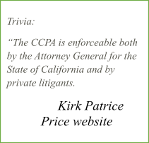 Trivia - Kirk Patrice